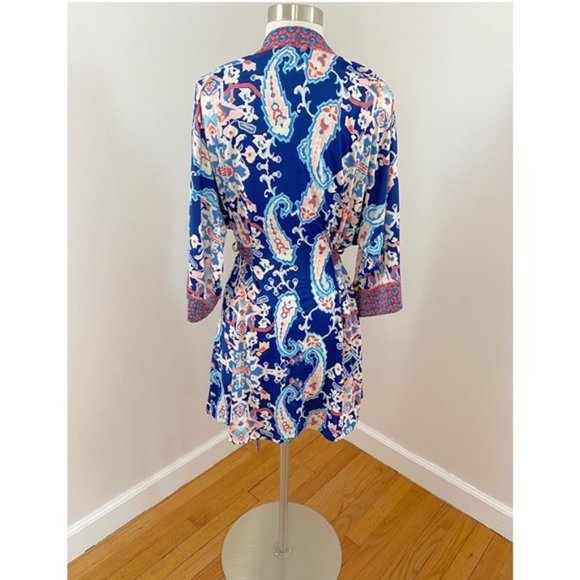 In Bloom Robe Floral Print Wrap - Picture 3 of 4